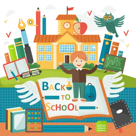 Back To School  Illustration