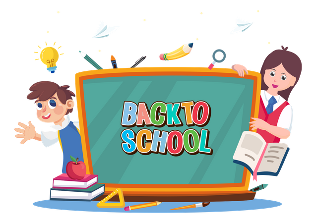 Back To School  Illustration