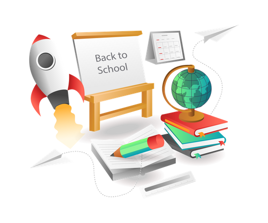 Back to school  Illustration