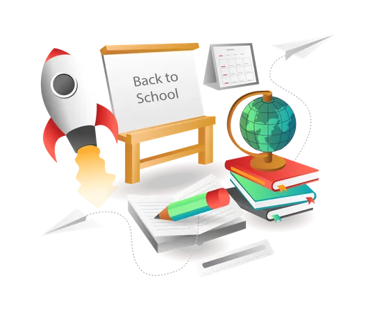 Back to school  Illustration