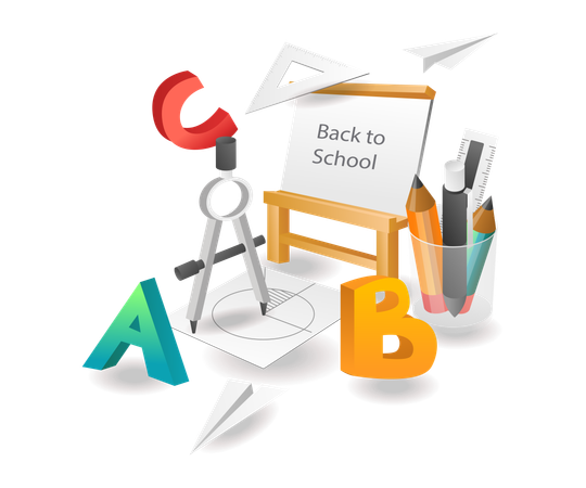 Back to school  Illustration