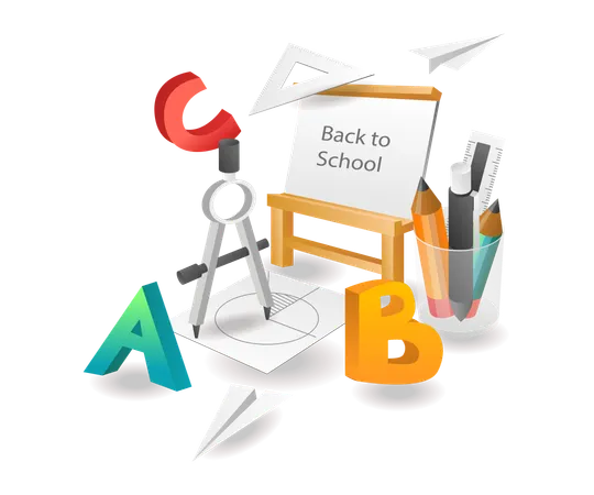 Back to school  Illustration