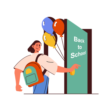 Back To School  Illustration