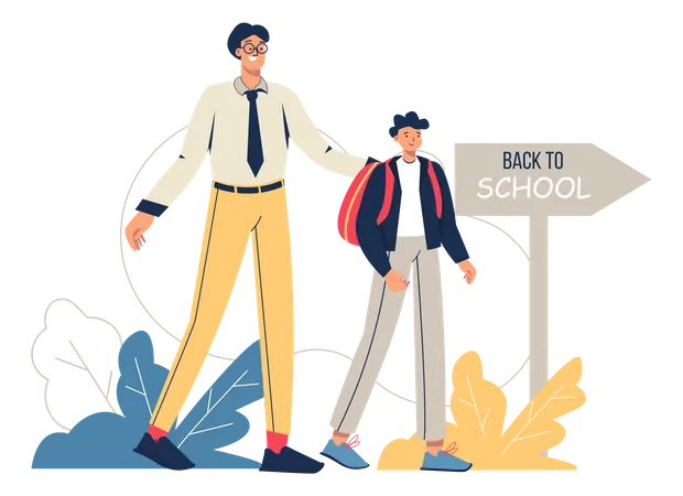 Back To School  Illustration