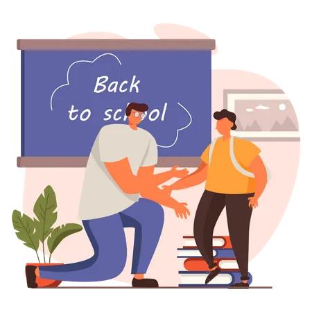 Back To School  Illustration