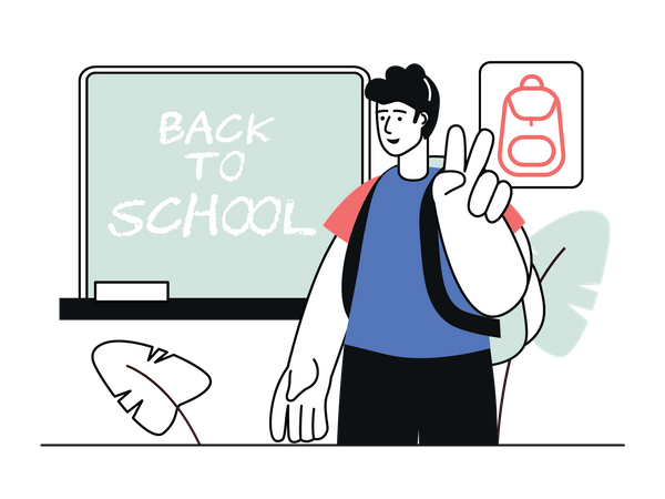 Back to school  Illustration