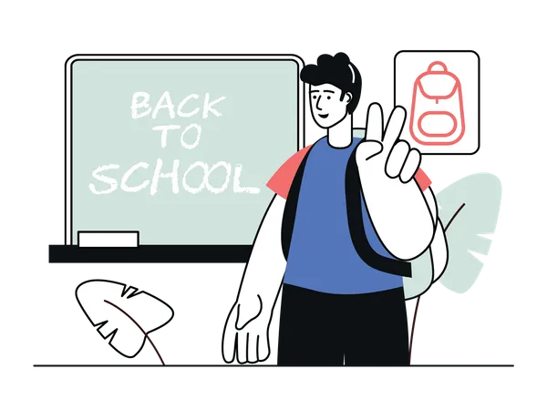 Back to school  Illustration