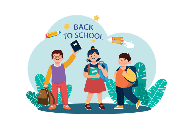 Back to school  Illustration