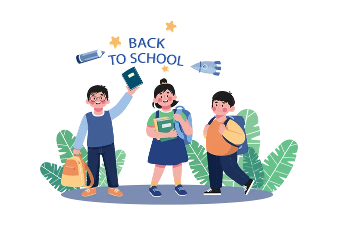 Back to school  Illustration