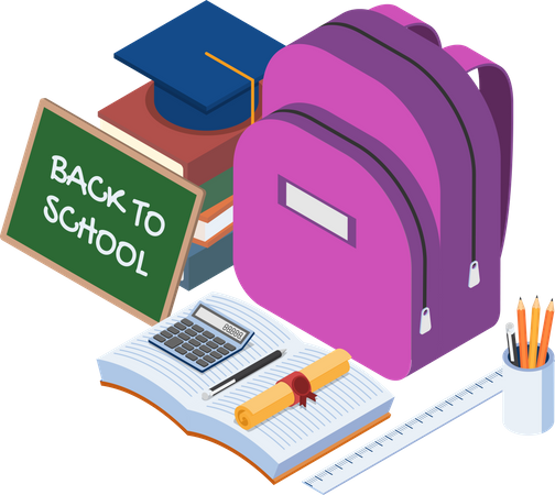 Back to school  Illustration