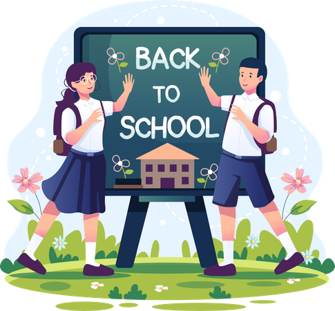 Back to school  Illustration