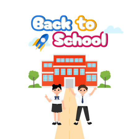 Back to school  Illustration