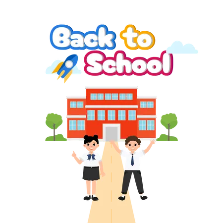 Back to school  Illustration