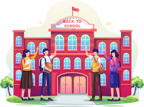 Back to school  Illustration