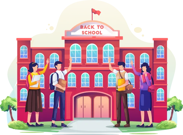 Back to school  Illustration