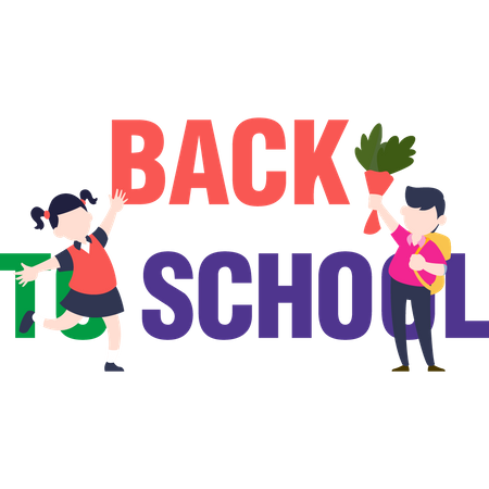 Back to school  Illustration