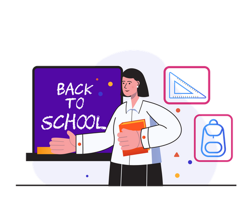 Back to school  Illustration