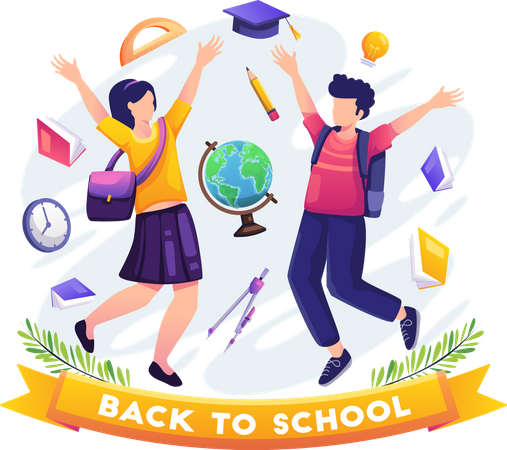 Back to school  Illustration