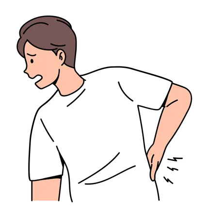 Backache  Illustration
