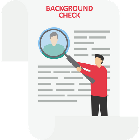 Background check  Illustration