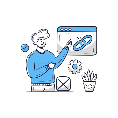 Backlinks référencement  Illustration