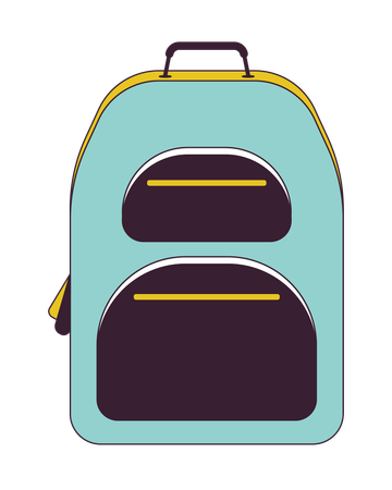 Backpack travel  イラスト
