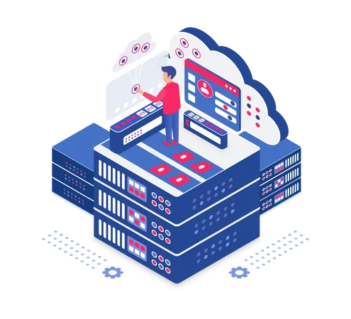 Backup-Dienstleister  Illustration