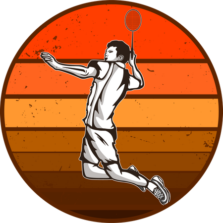 Badminton Club  Illustration