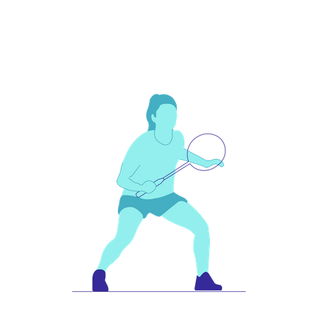 Badminton  Illustration