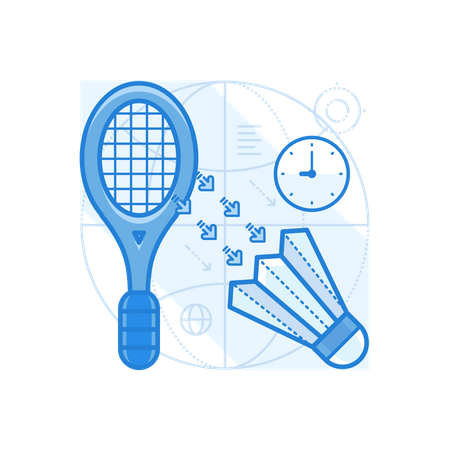 Badminton  Illustration