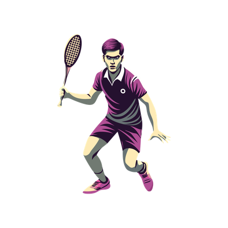 Badminton  Illustration