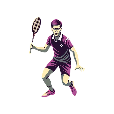 Badminton  Illustration