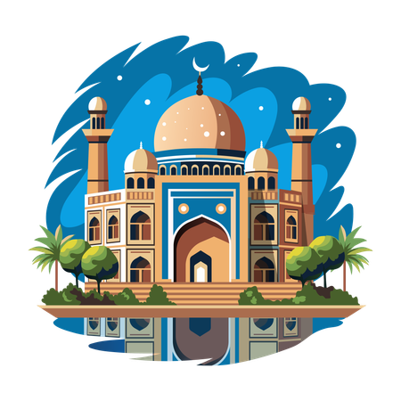 Badshahi Mosque  Illustration