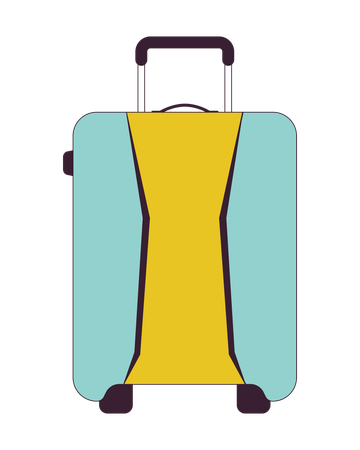 Carregando bagagem  Ilustração