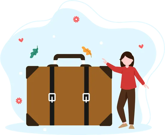 Bagages de voyage  Illustration