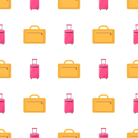 Bagages de voyage d'affaires  Illustration