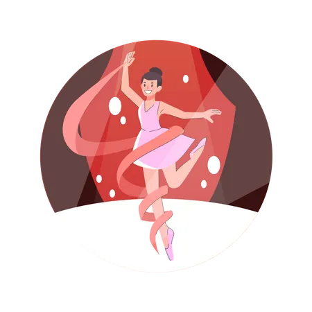 Bailarina  Ilustração