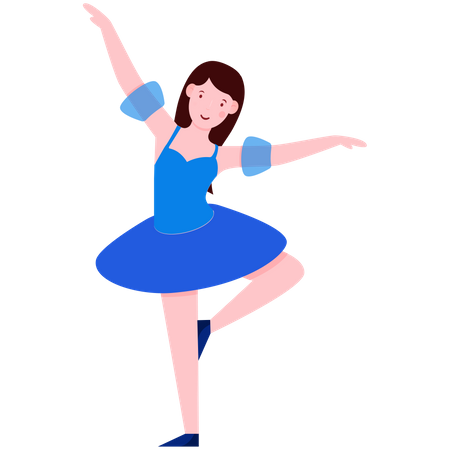 Bailarina profesional  Ilustración