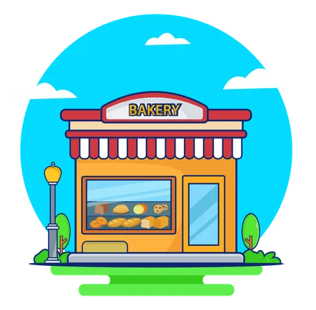 Building Architecture Shop Burger Icon Logo Vector Design Illustration Fast Food Restaurant Logo Illustration