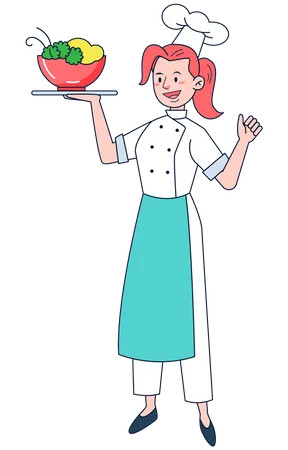 Bakery chef  Illustration