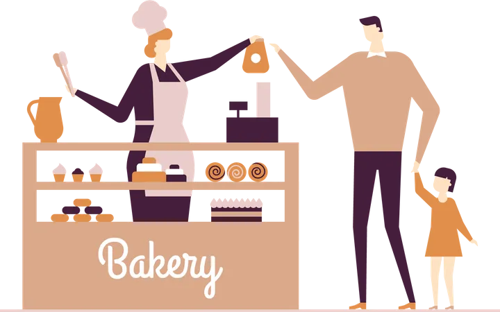 Bakery shop  Illustration