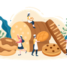 illustration for bake