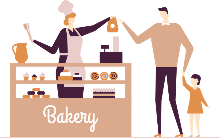 Bakery shop  Illustration