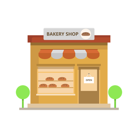 Bakery Shop  Illustration