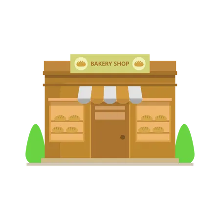 Bakery Shop  Illustration