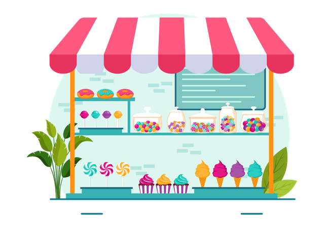 Bakery Shop  Illustration