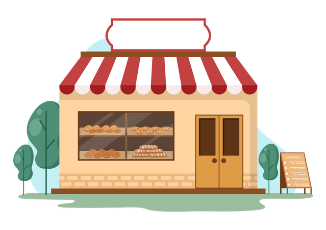 Bakery Shop  Illustration