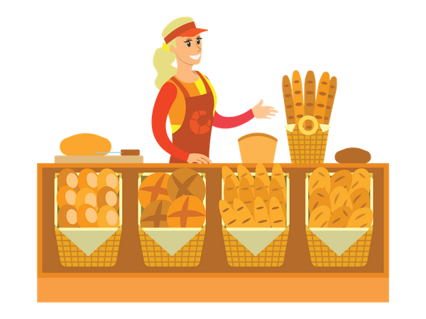 Bakery Shop  Illustration