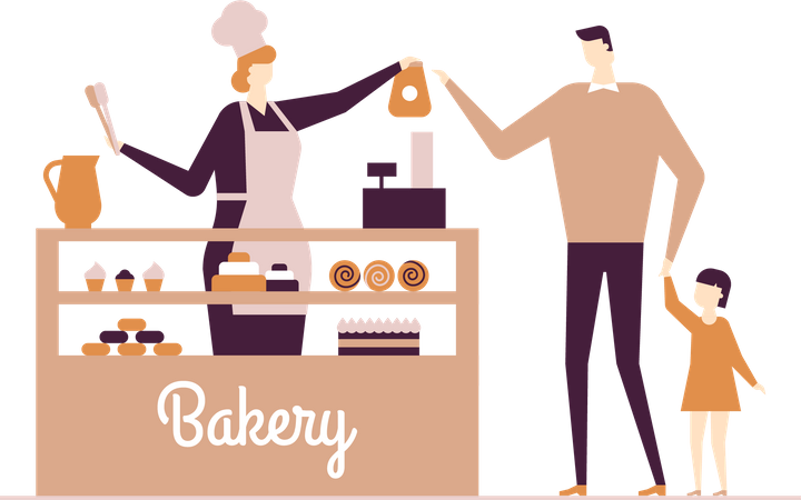 Bakery shop  Illustration
