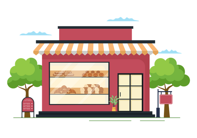 Bakery Shop  Illustration